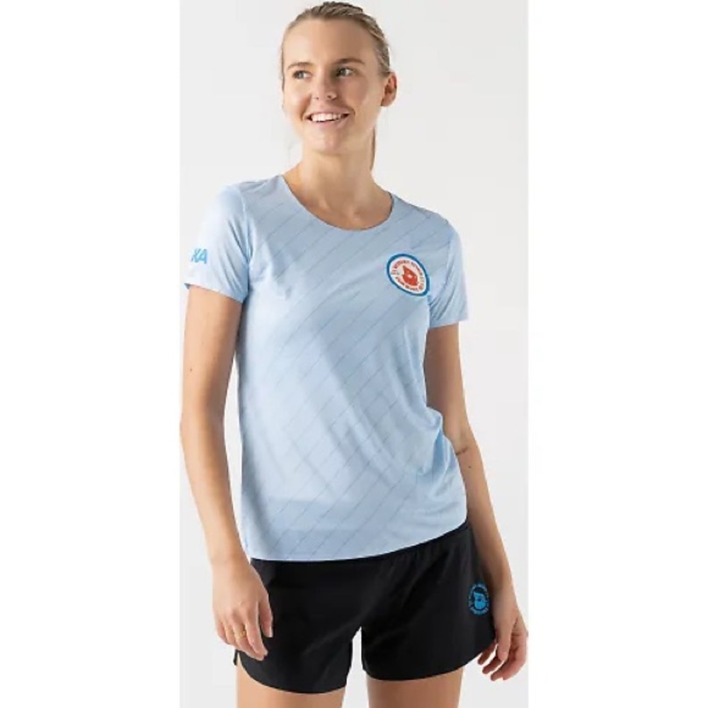 Hoka / Rabbit WSER Run Tee SS, Ice Water - Size S *NWT*